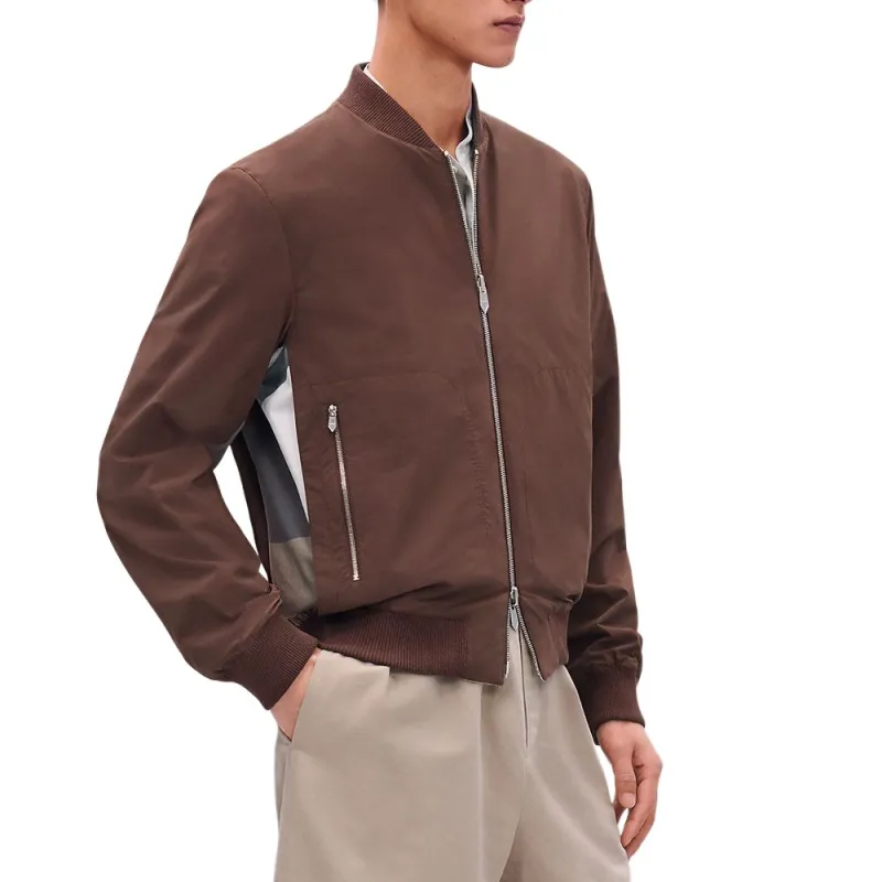 HERMES SS25 Jackets Coats Men's Chocolate-3