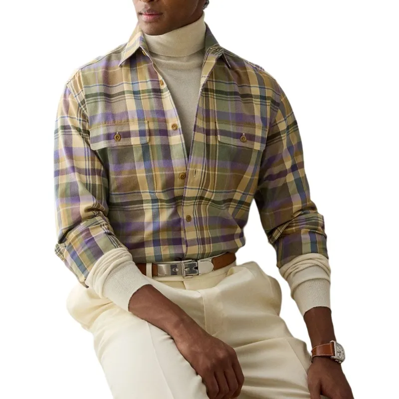 Ralph Lauren Purple Label Shirt Men's Multicolor-3