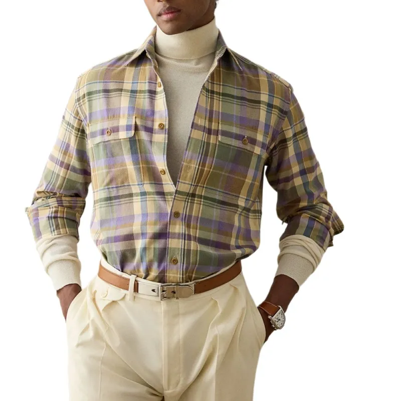 Ralph Lauren Purple Label Shirt Men's Multicolor-1