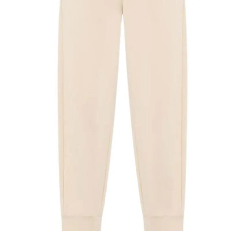 EMPORIO ARMANI EA7 SS25 Knitted Sweatpants Unisex Almond White-2