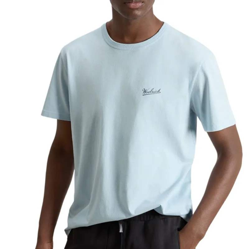WOOLRICH SS25 T Shirt Men's Light Blue-2
