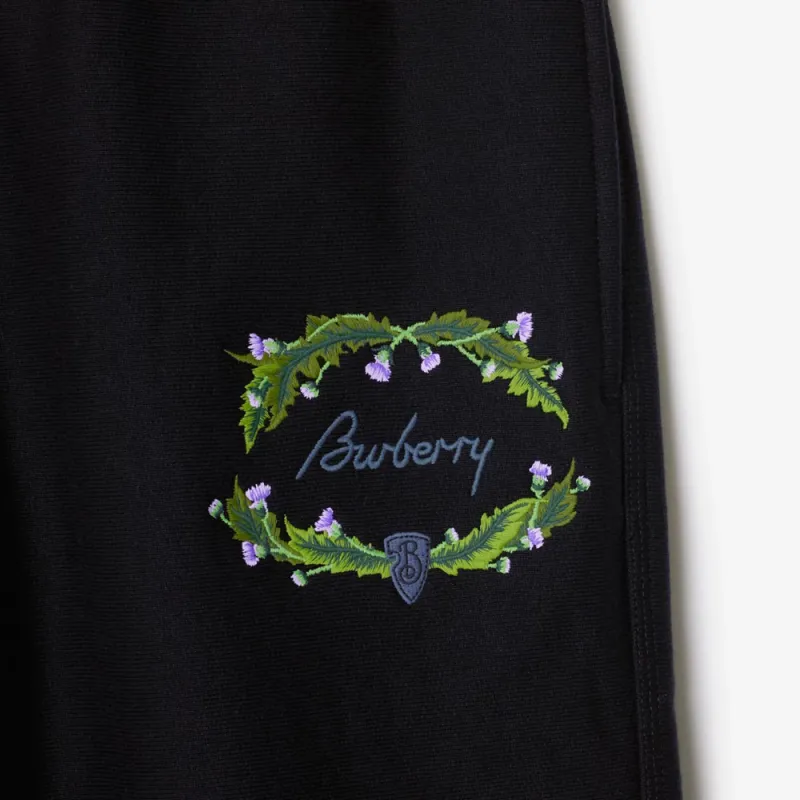 Burberry Logo embroidered Track Pants-4