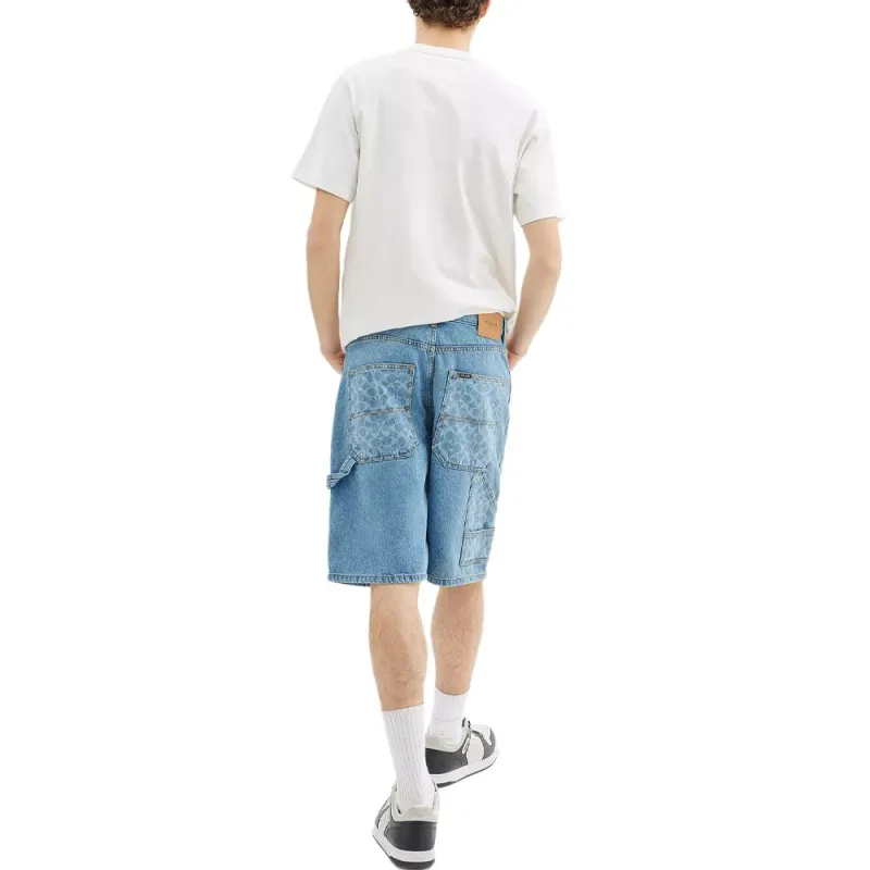 COACH Denim Shorts Men Blue-2