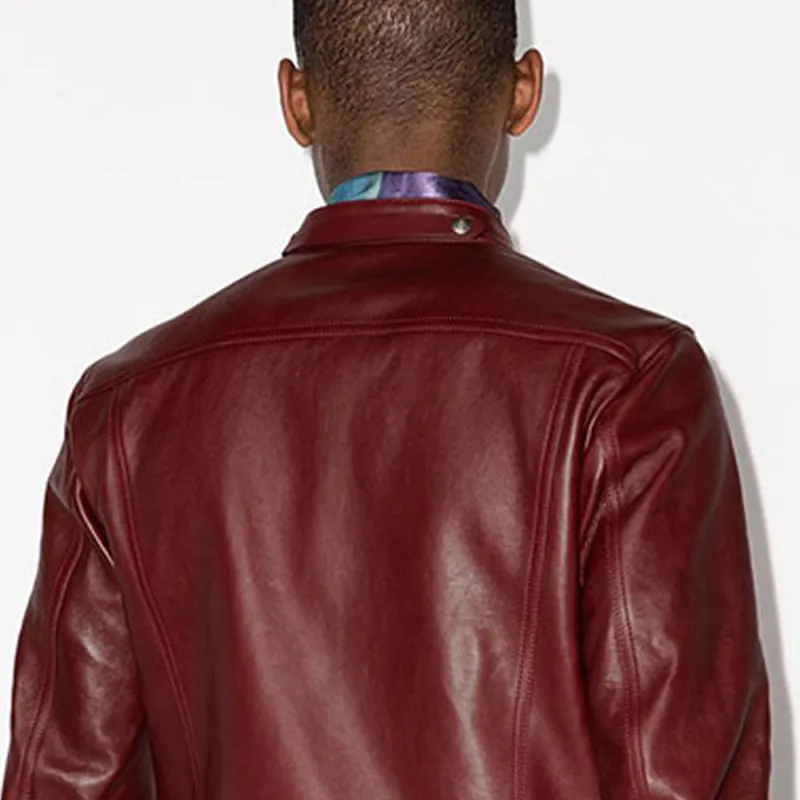 TOM FORD Leather Biker Jacket-4