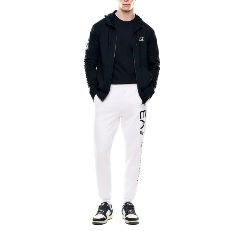 EMPORIO ARMANI EA7 Knitted Sweatpants Men's White-1