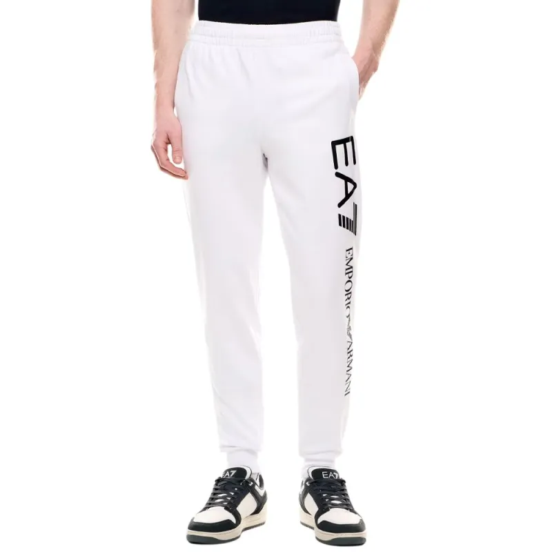 EMPORIO ARMANI EA7 Knitted Sweatpants Men's White-2
