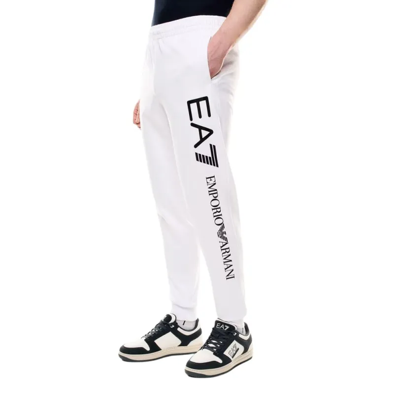 EMPORIO ARMANI EA7 Knitted Sweatpants Men's White-4