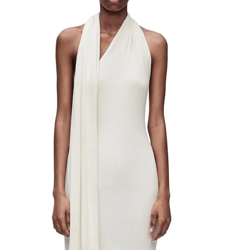 LOEWE Sleeveless Dresses Women's White-2