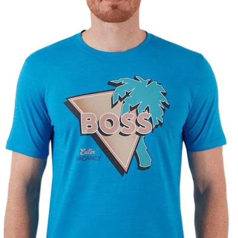 HUGO BOSS SS22 T Shirt Men's Bright Blue-2