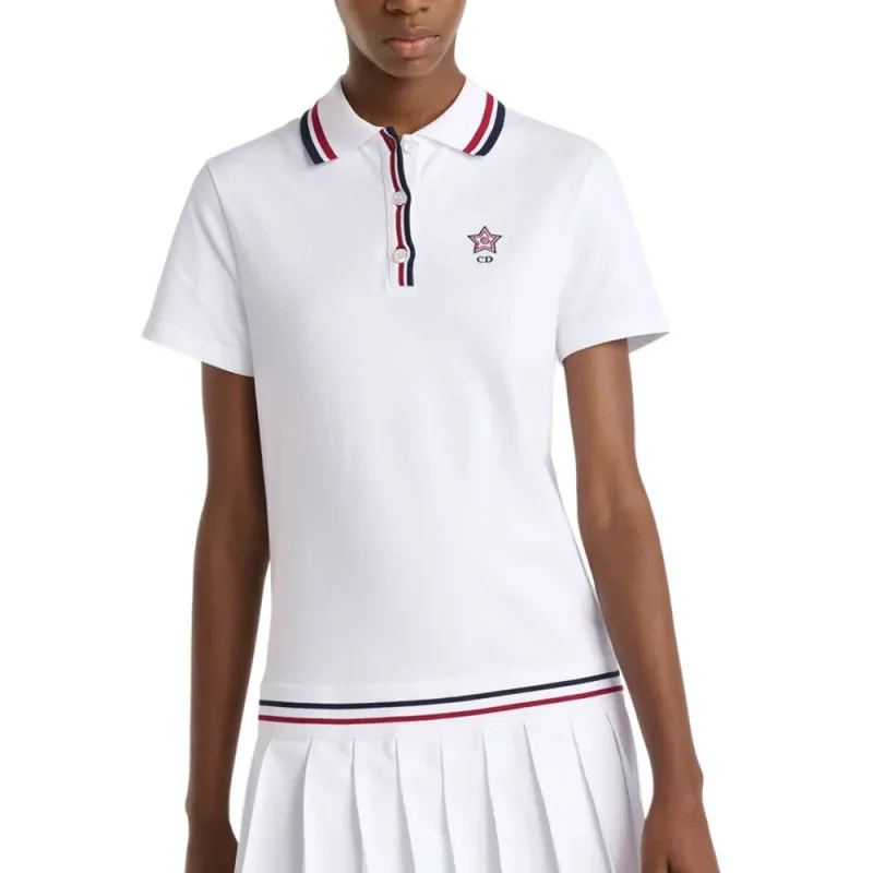 DIOR SS25 Short Sleeved Dress Women's White-3