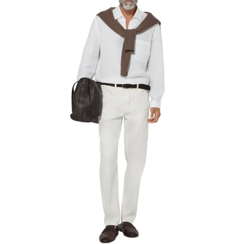 Ermenegildo Zegna Oasi Lino Polo Shirt-1