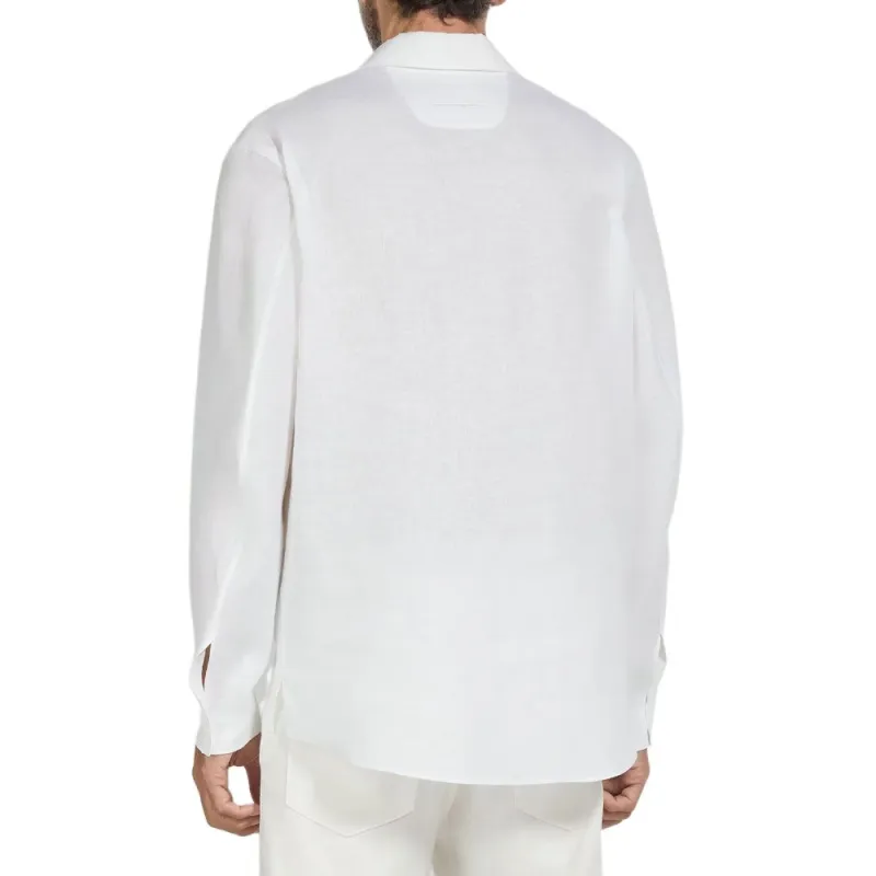 Ermenegildo Zegna Oasi Lino Polo Shirt-3