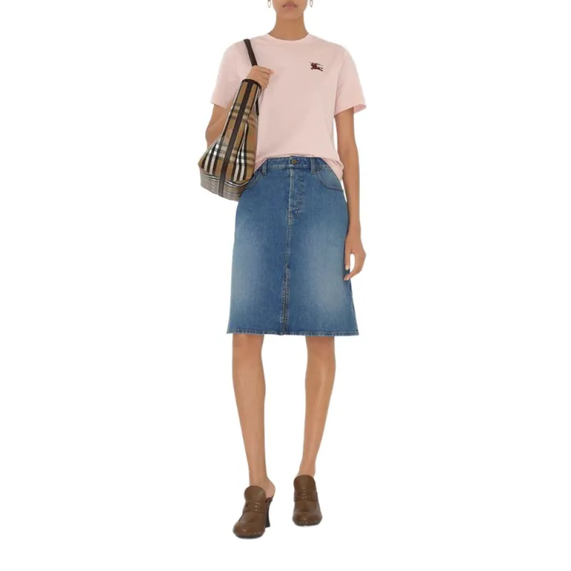 Burberry Equestrian Knight motif T shirt-1