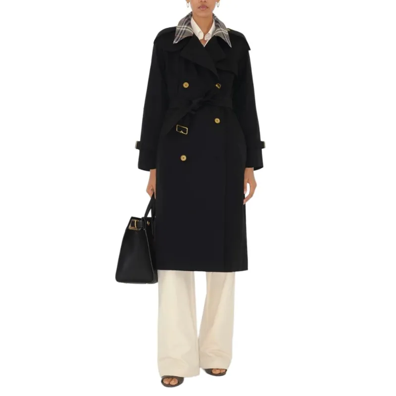 Burberry SS25 Trench Coat Women's Black-2