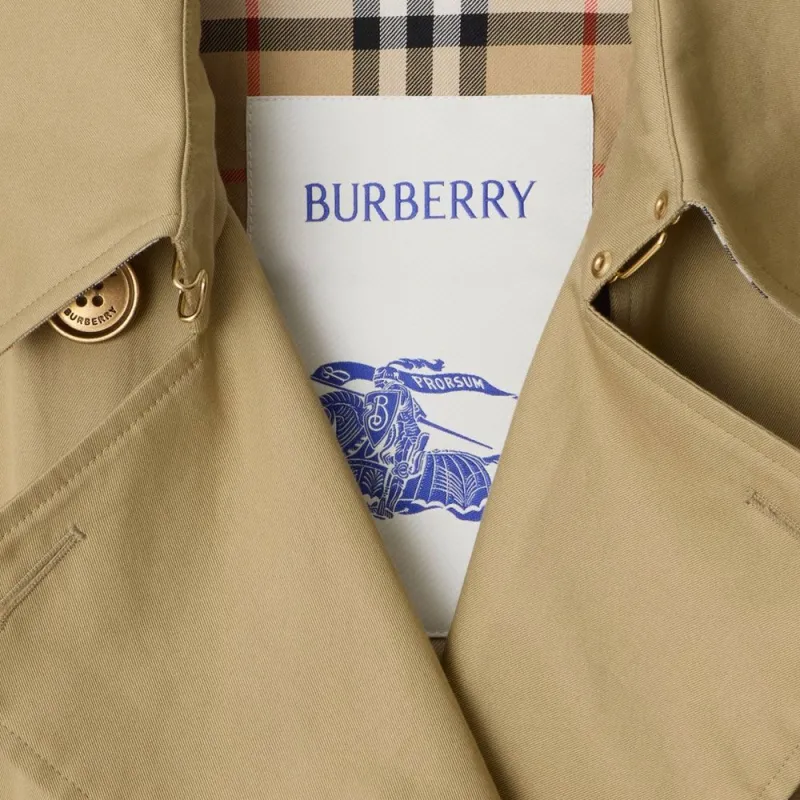 Burberry SS25 Trench Coat Women's Khaki-5