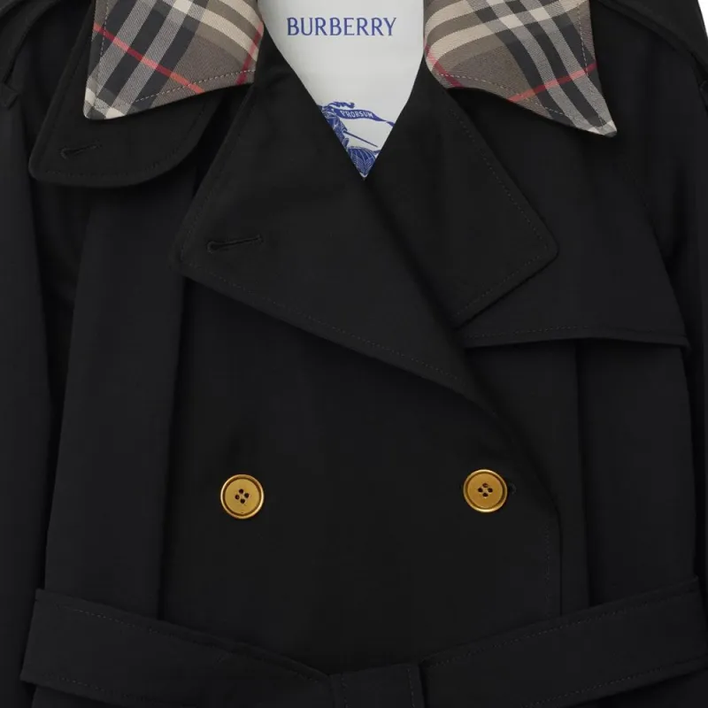 Burberry SS25 Trench Coat Women's Black-5