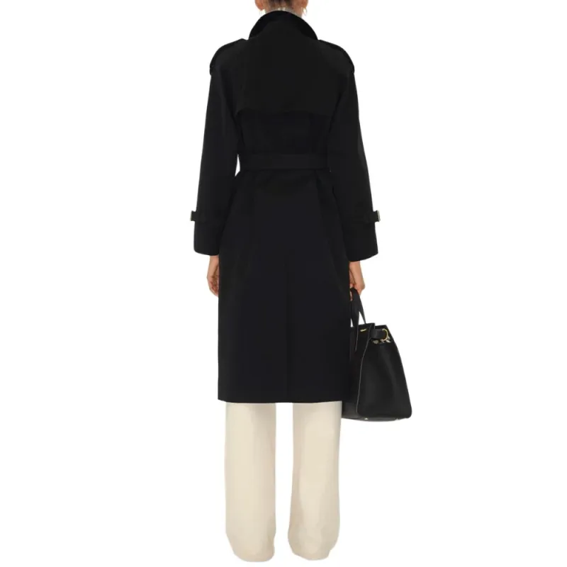 Burberry SS25 Trench Coat Women's Black-3