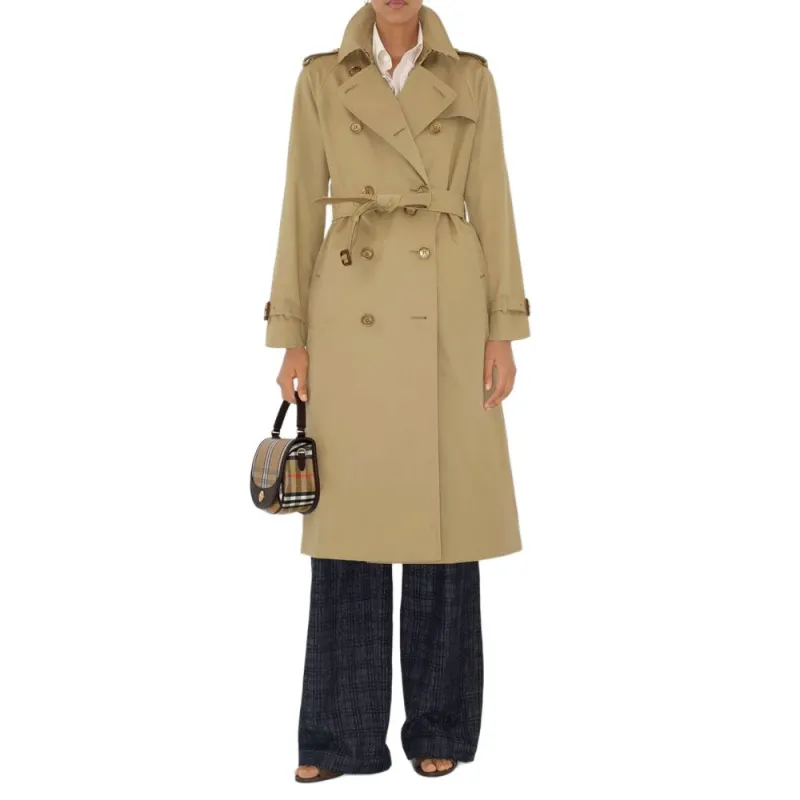 Burberry SS25 Trench Coat Women's Khaki-2