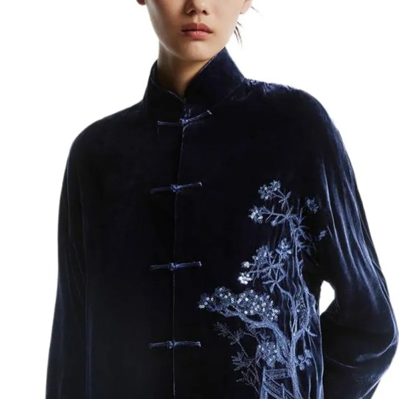 Shanghai Tang Mandarin Embroidered design Jacket-3