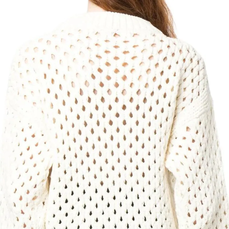 Alysi Long Sleeved Crewneck Knitted Jumper-4