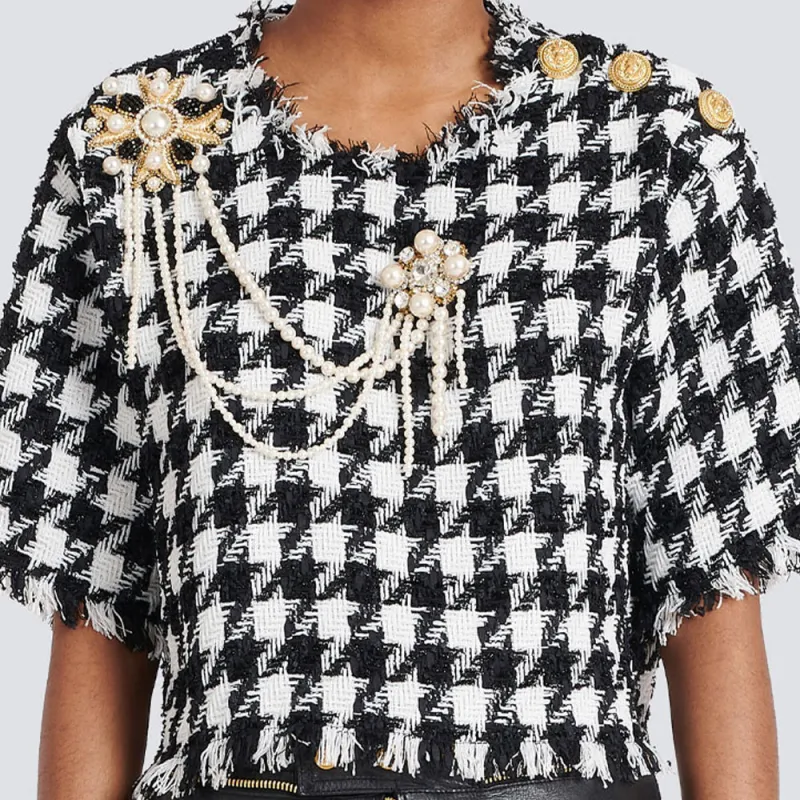 BALMAIN FW22 Regular T Shirt Women's Black-4