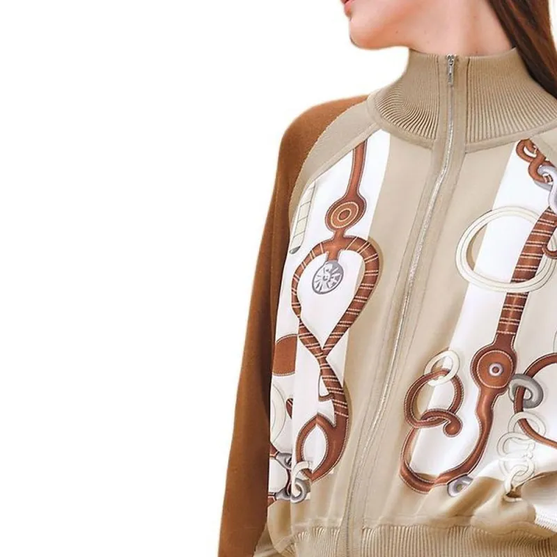 HERMES Jackets & Coats Women's Pearl White-4