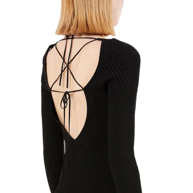 Nensi Dojaka Lace up Minidress-2