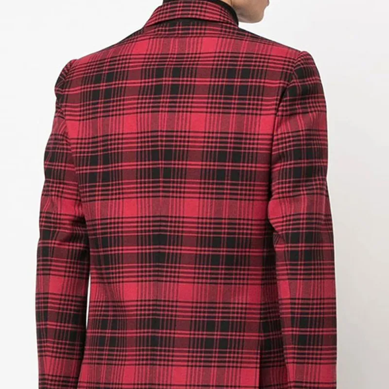 Valentino SS22 Business Suit Coat Men's Red-4