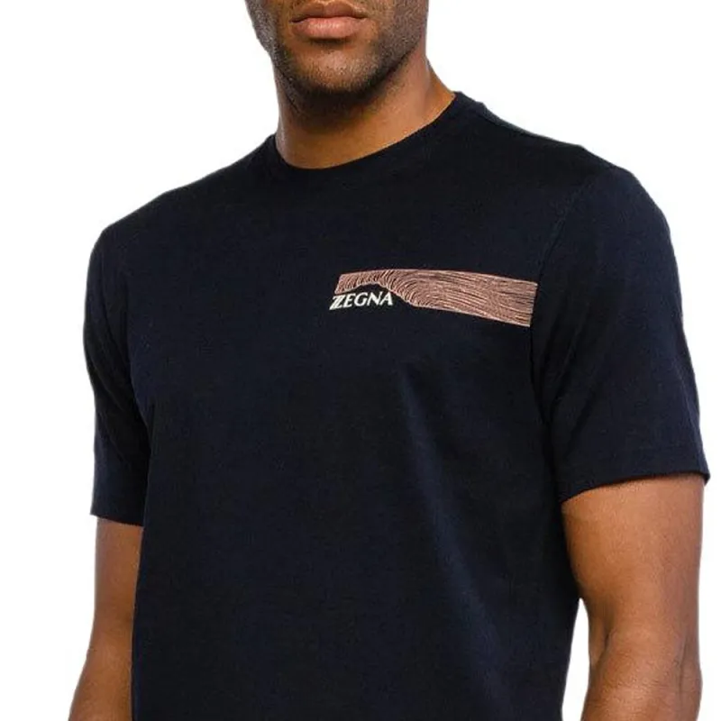 Ermenegildo Zegna T Shirts Men Black-3