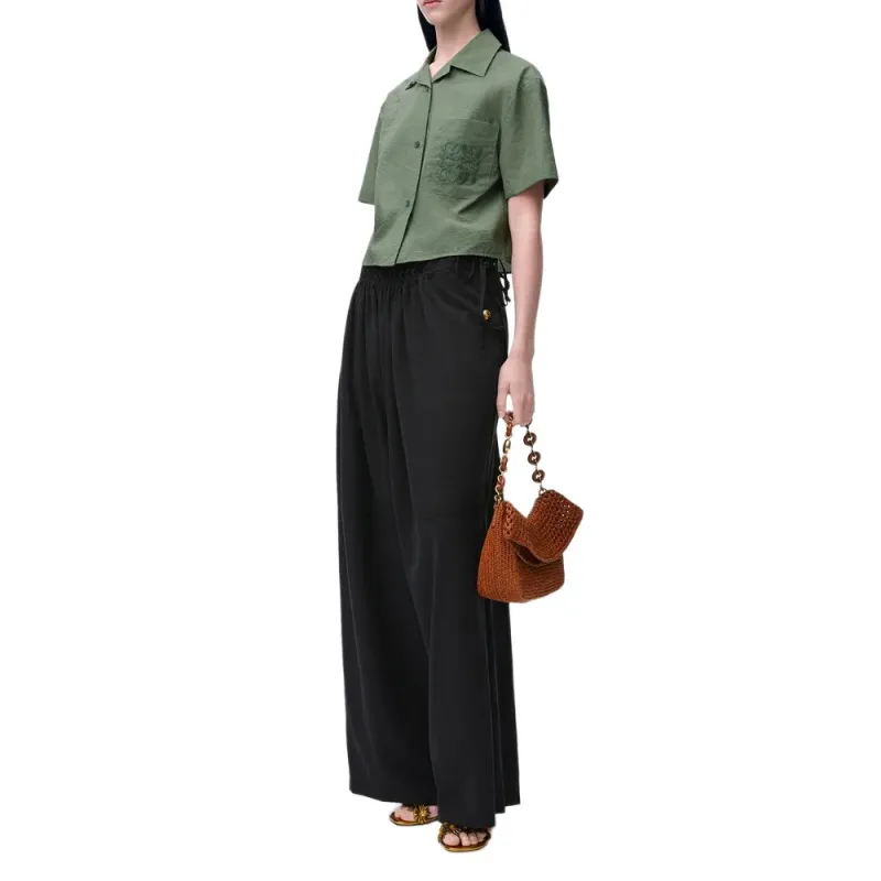 LOEWE Paula's Ibiza SS25 Shirt Women's Green-3