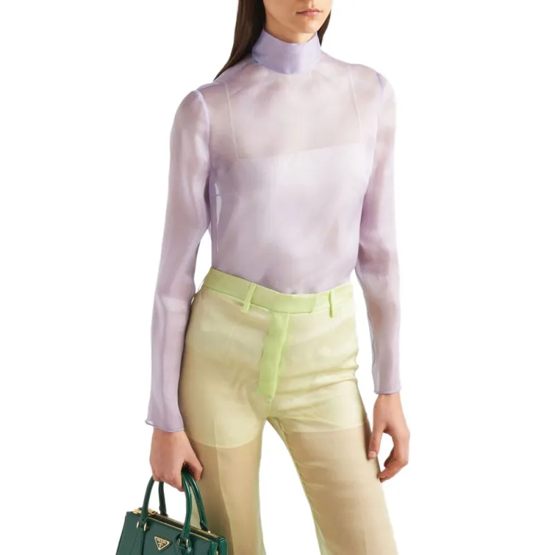 PRADA Shirt Women's Light Purple-1