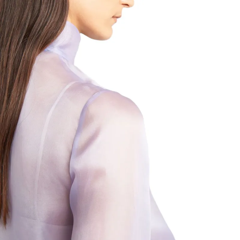 PRADA Shirt Women's Light Purple-4