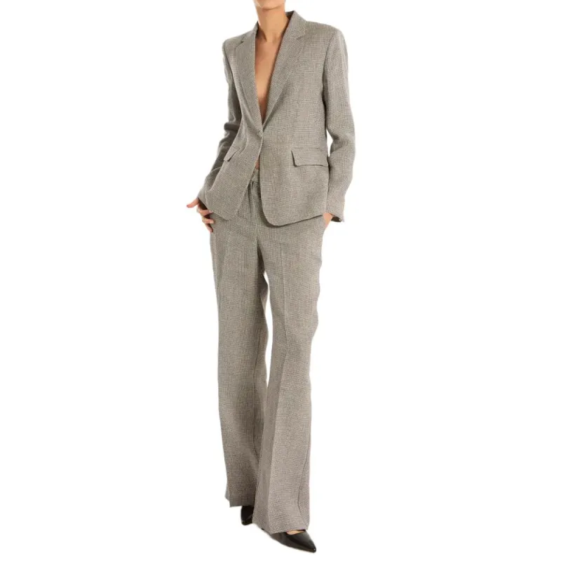 PAROSH Business Suit Coat Women's Gray-2