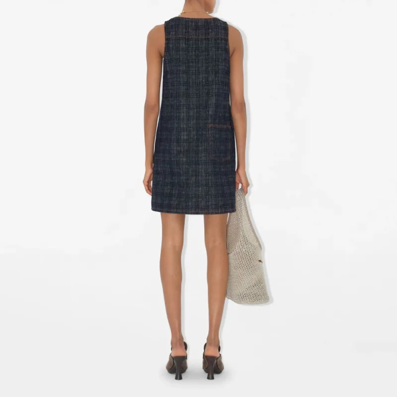 Burberry SS25 Sleeveless Dress Women's Indigo-2