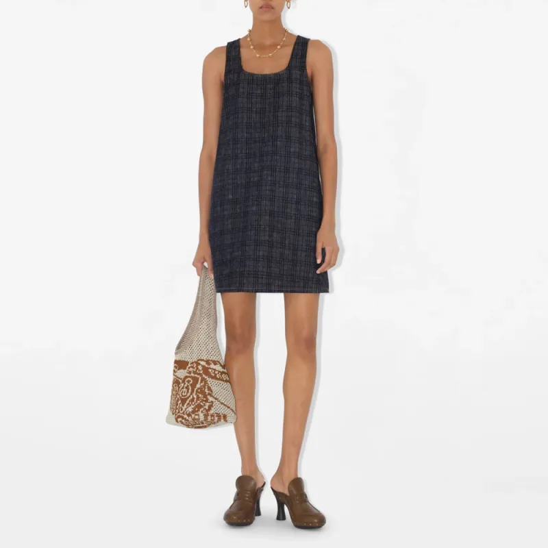 Burberry SS25 Sleeveless Dress Women's Indigo-1