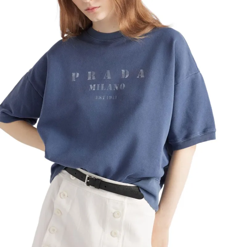 PRADA Sweatshirt Women's Marine Blue-2