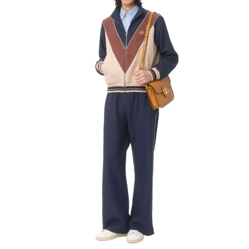 Valentino Vlogo Signature patch Track Pants-3