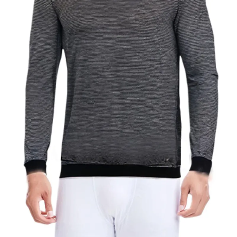 FANSIZHE Sweater Men's Black/White-2