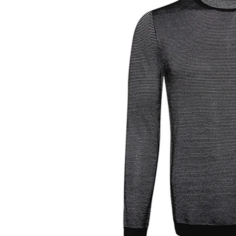 FANSIZHE Sweater Men's Black/White-3