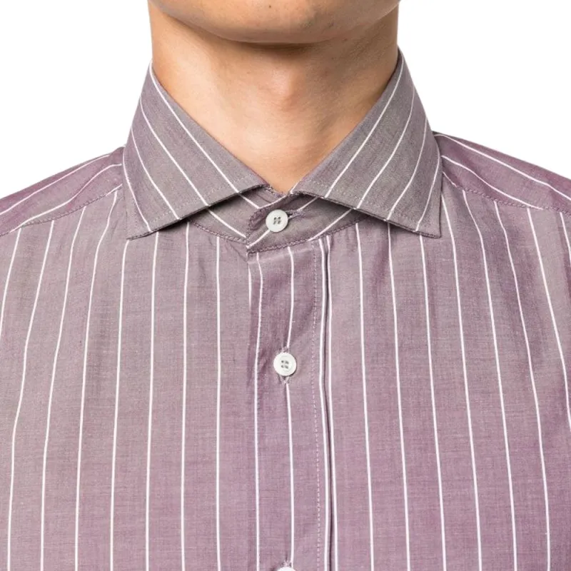 Brunello Cucinelli FW23 Shirt Men's Light Purple-3