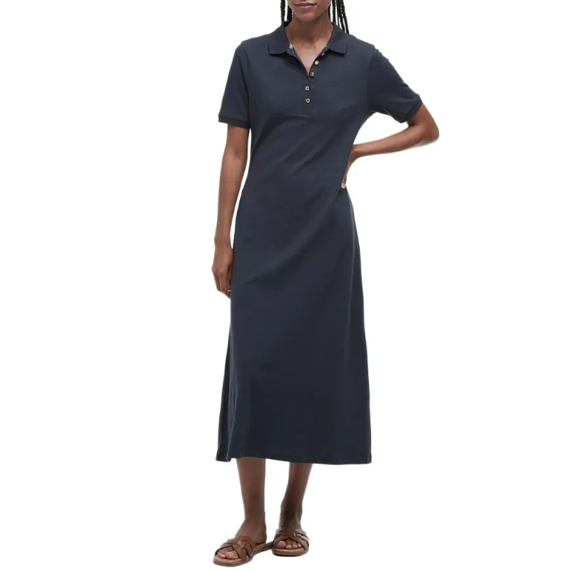 BARBOUR Short Sleeved Dress Women's Marine Blue-2