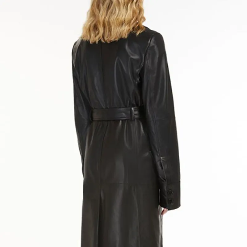 SportMa Leather Jacket Women's Black-4