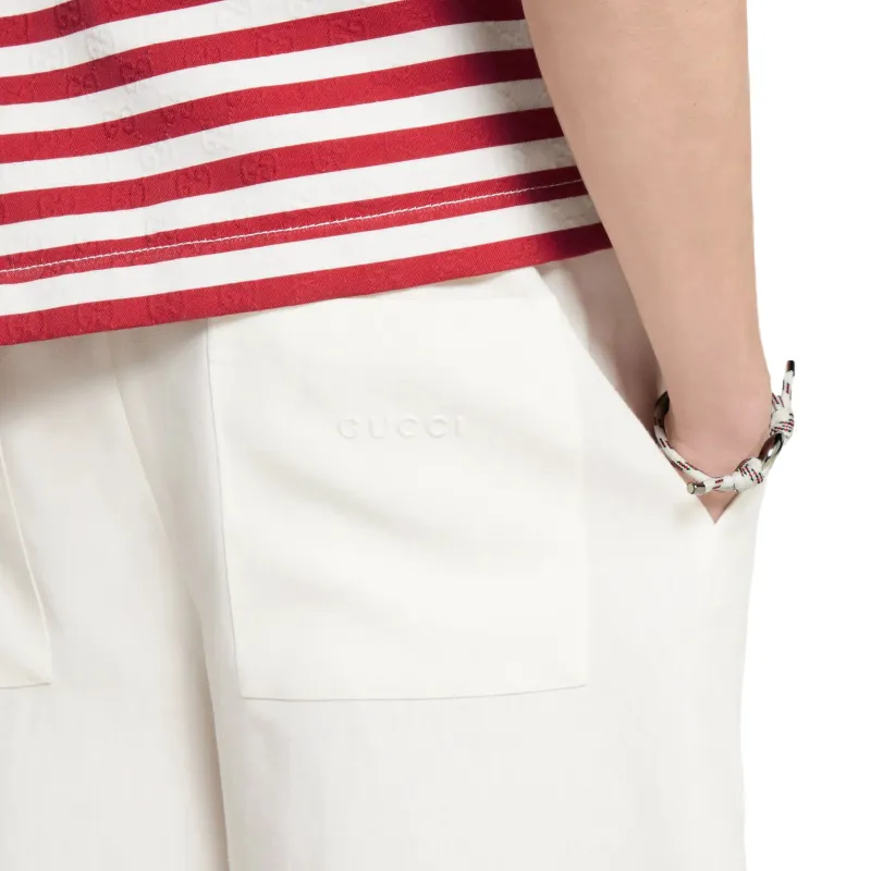 GUCCI FW25 Casual Shorts Men's White-4
