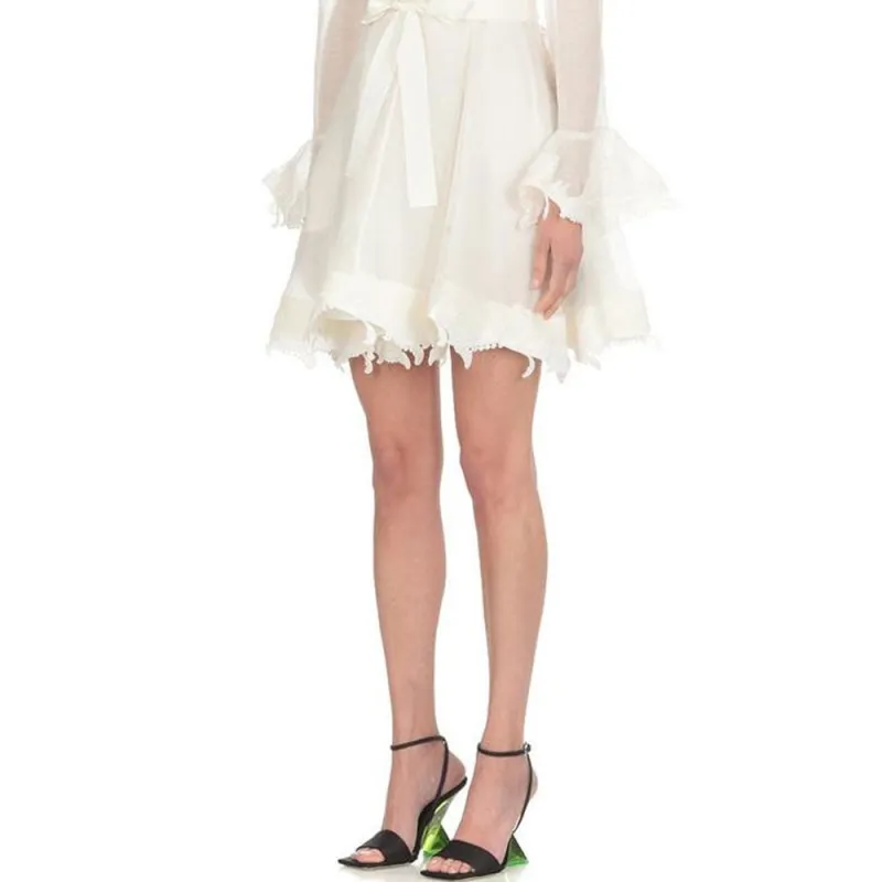 Zimmermann Long Sleeved Dresses Women's White-4