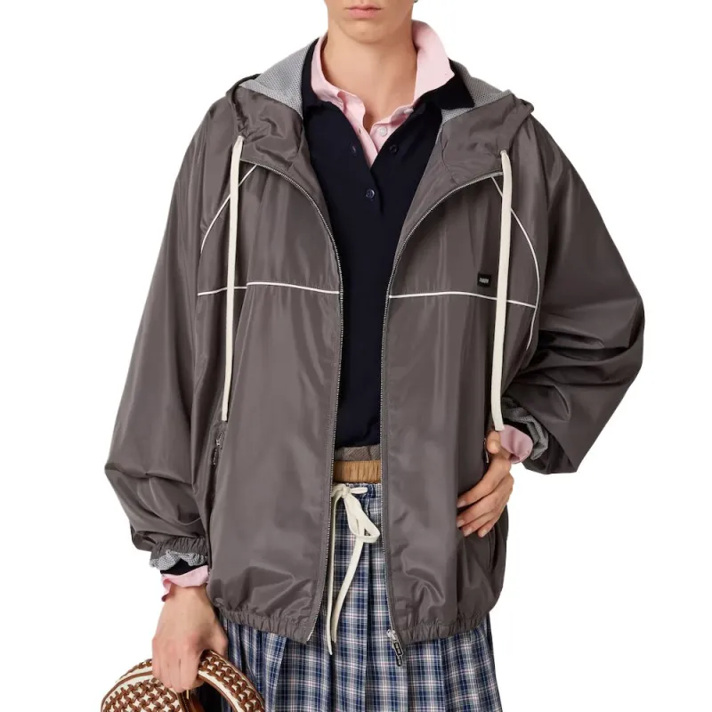 MIU MIU Zip up Bomber Jacket-2