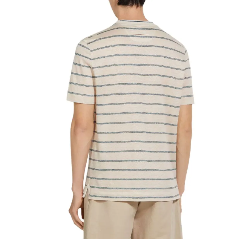 Zegna T Shirt Men's Light Taupe-3