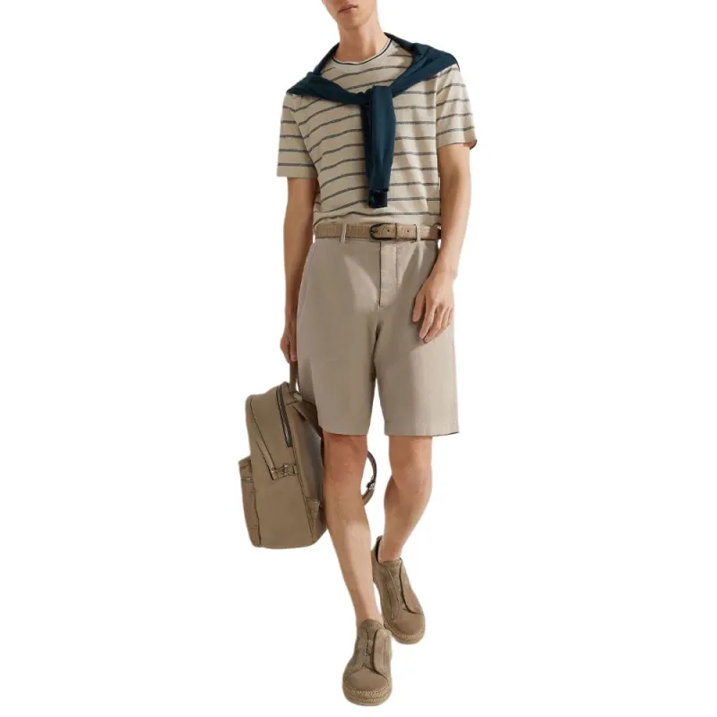 Zegna T Shirt Men's Light Taupe-1
