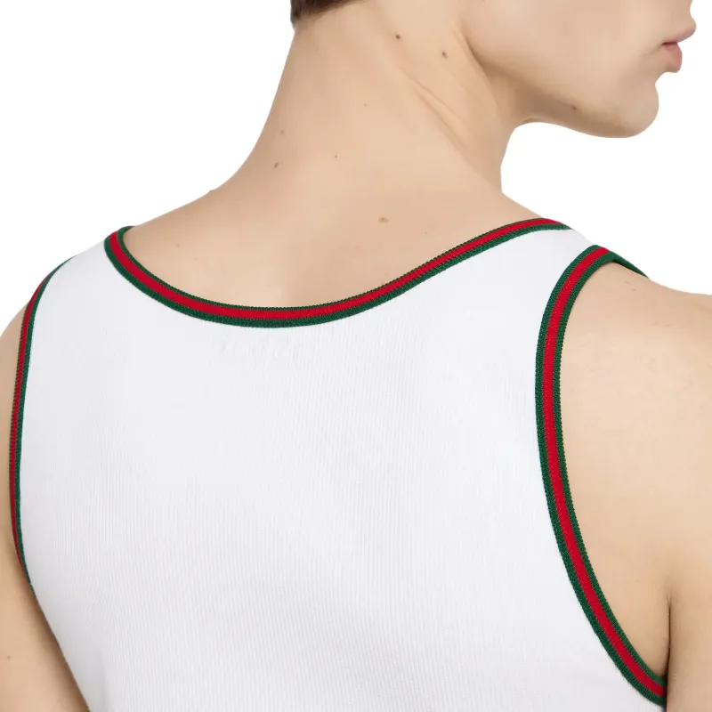 GUCCI Tank Tops Men White-4