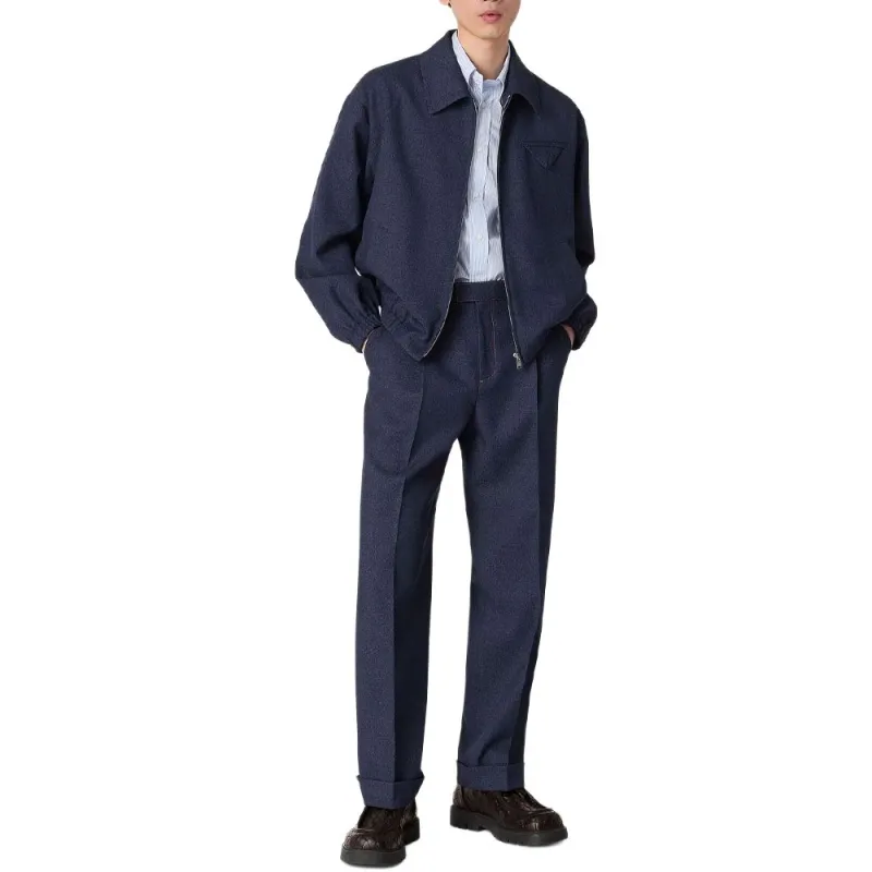 Bottega Veneta SS25 Jackets & Coats Men's Dark Indigo-1