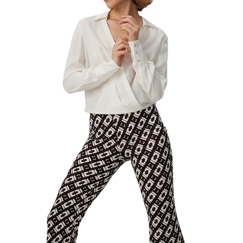 Diane Von Furstenberg SS25 Casual Pants Women's Multicolor-4